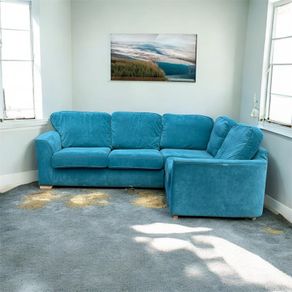 Teal  corner Sofa/sofabed