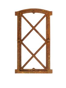 Antique Style Cast Iron Stable Window  Hinged Barn Window 38 x 76 cm