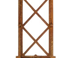 Antique Style Cast Iron Stable Window  Hinged Barn Window 38 x 76 cm
