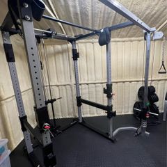 BodyCraft F430 Power Rack + Cable Crossover, Lat Pulldown & Dip Attachments