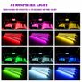 25312 Car RGB LED Strip Interior Light Multicolor Music Atmosphere Sound Active Foot LED Light Strip LED Lighting with USB Cigar Port Image 8