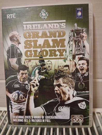 Ireland Rugby Grand Slam 2009 DVD Set. All Five Matches In Full. Collect In Dublin Or Receive Via Post.