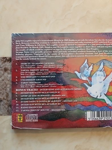 John McLaughlin With Jimi Hendrix CD - Live At The Record Plant 69  (NEW)
