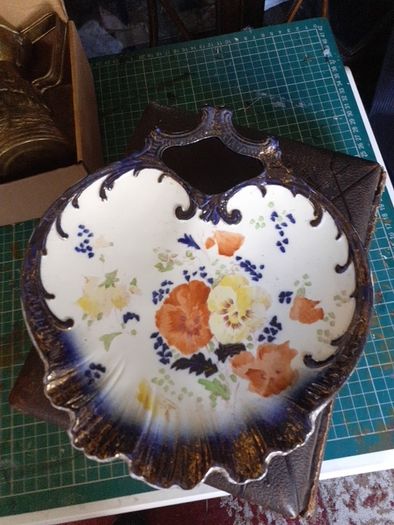 anticque serving  plate