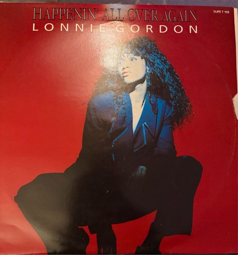 Lonnie Gordon Happenin All Over Again Original 1990 UK 12inch SUPET 159