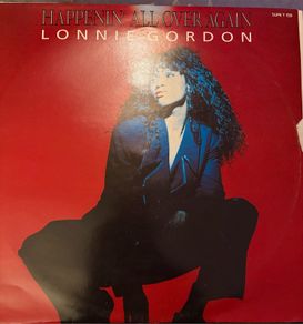 Lonnie Gordon Happenin All Over Again Original 1990 UK 12inch SUPET 159