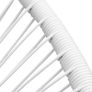 Outdoor Rocking Chair White Poly Rattan Image 2