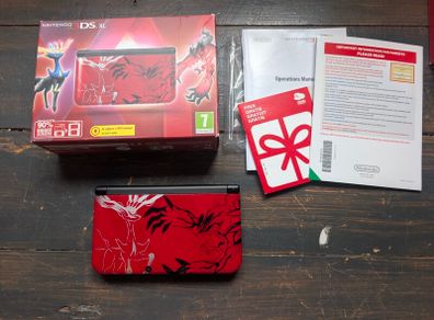 Nintendo 3DS XL - Pokemon Red Xerneas Yveltal Edition Console