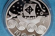 The Central Bank of Ireland 10 Euro 2011 St. Brendan the Navigator Silver Proof coin