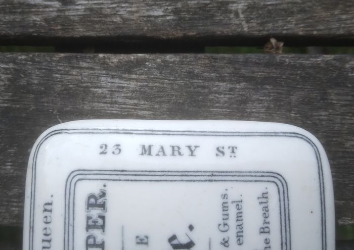 Bewley & Draper Dublin Tooth Paste Pot Lid And Base