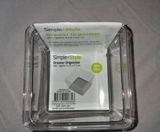 Only 1 Euro Each Or All 4 For Only 3 Euro!! - Brand New Multi-Purpose Storage - Simple & Style Drawer Organiser - Size - 8cm x 8cm x 5.5cm - RRP - 2.29 Each