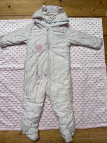 Mothercare pramsuit 9-12m