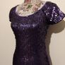 Purple Sequin Occasion Dress, New With Tags, Image 6