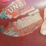 1950s leather doctor's bag, Cunard sticker, D18 Image 4