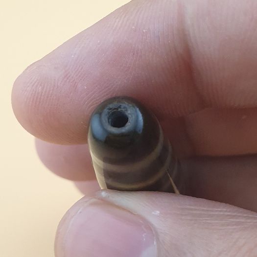 Vintage Himalayan Tibetan 7 Eyes Agate Dzi Bead Amulet
