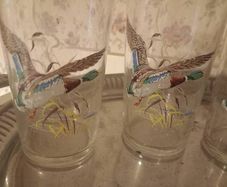 Vintage Glasses Flying Mallard