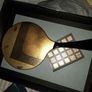 Hand held Gilt and Lacquer Japanese Hand Mirror Image 3