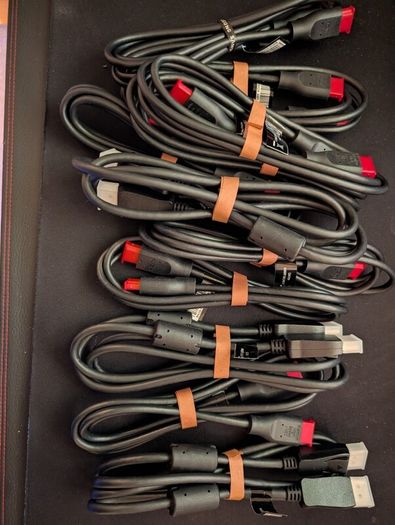 HDMI, DISPLAY PORT cables. Samsung original. New