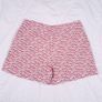 Milk & Honey Red Pink Textured Tweed High Waisted Shorts Size L Image 6