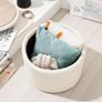 Folding Boucle Stool Image 3