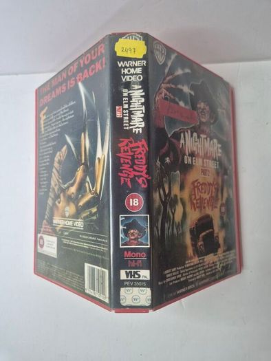 Nightmare on Elm Street Part 2: Freddy's Revenge VHS (1986 Warner Home Video, PAL)