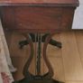 A Victorian mahogany side table. Image 2