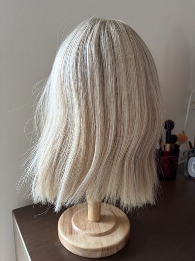 Goldylost Blake 14" Human Hair Silk Topper - Blonde