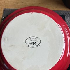 Red Pie Dish