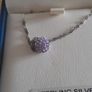 ladies silver chain and pendant Image 8