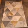 Gold & grey rug Image 2