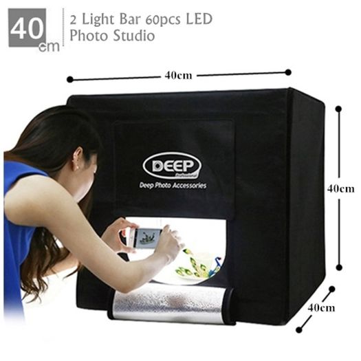 DEEP Professional LED Photo Studio Light Box (Small Size)