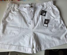 Brand new womens white shorts