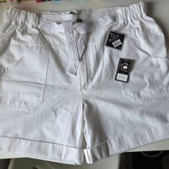 Brand new womens white shorts