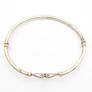 Vintage Sterling Silver Hearts Bangle Image 4