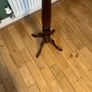 Solid maghoney plant stand. 34in high x 13in diameter Image 6