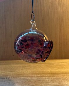 Handmade Hanging Multi Coloured Glass Ball