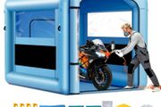 Inflatable Spray Paint Booth 3 x 2.5 x 2.5 m Air Filter System with 550W Powerful Blower