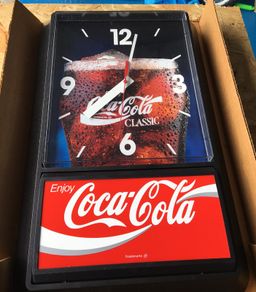 Coca Cola Rare Wall Clock year 1993 Brand New