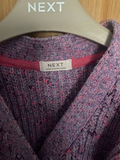 Next girls purple cardigan aged 3-4