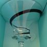 Cashel Living Red & Black Swirl Glass Candleholders Pair Boxed 17cm Image 6