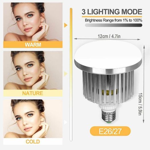 85W Dimmable LED Softbox Diffuser Stand Kit