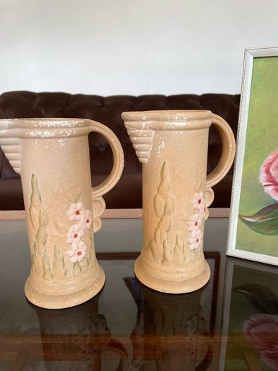 Vintage 1950s Art Deco Style Jugs