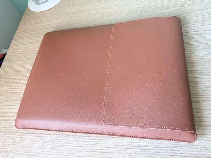 (2 in 1) Leather 14inch Laptop Case + Stand