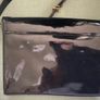 Vintage 80s French black patent bag Image 4