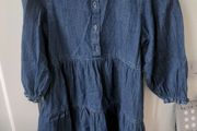 NEXT denim effect girls dress