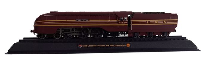 Collection of stationary model trains