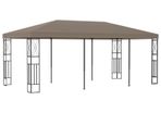 Gazebo 6x3 m Taupe Fabric