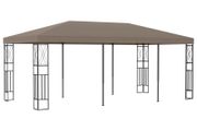 Gazebo 6x3 m Taupe Fabric