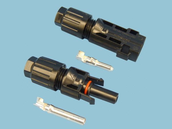 Pair of MC4 Type Solar Connectors