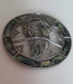 First Nation Pewter Trinket box